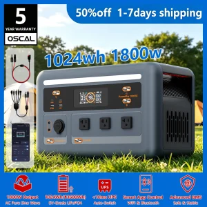 OSCAL PowerMax 1800se 1800W Portable Power Station